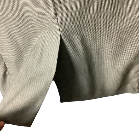 Chaps Ralph Lauren Mens 2-Piece Suit Wool Tailored Fit Black Multicolor 46L - Picture 13 of 16